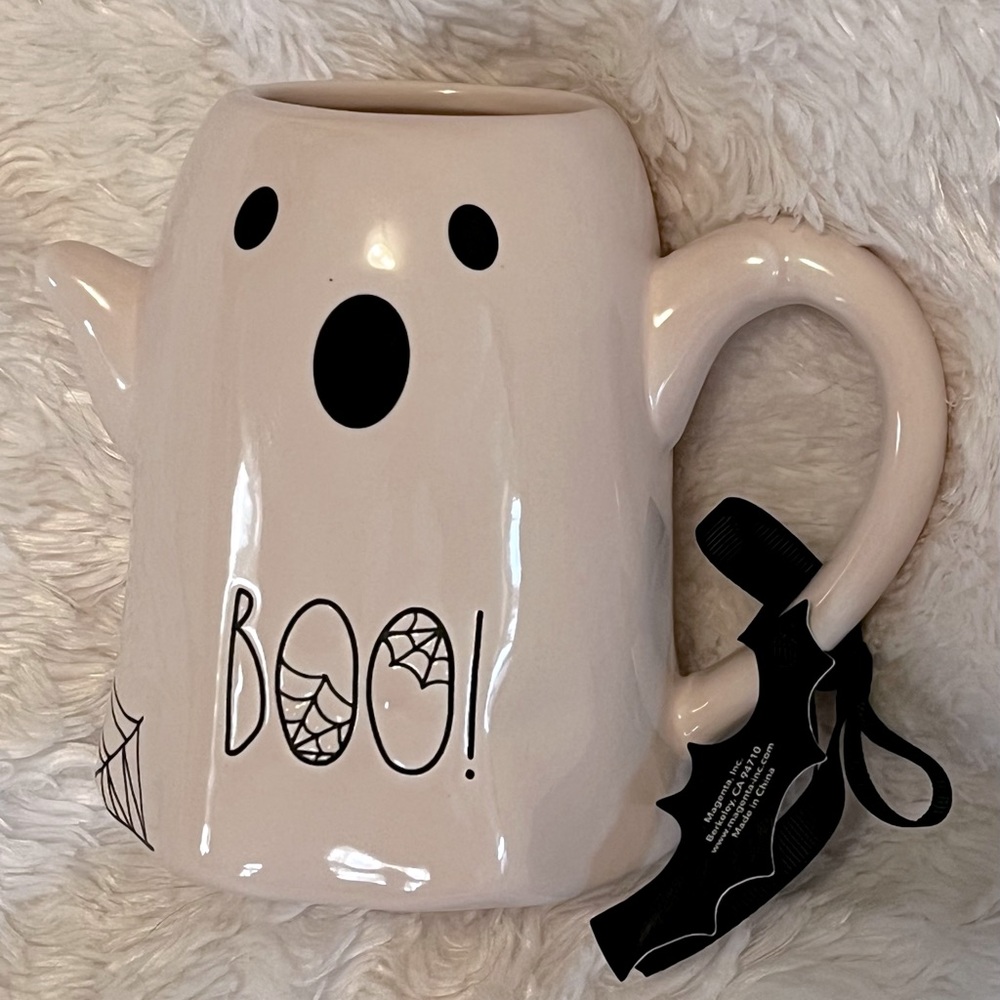 RAE DUNN PINK BOO MUG